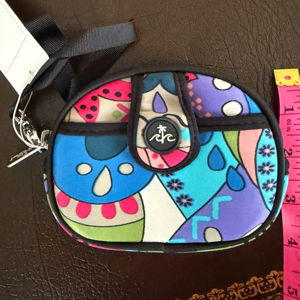 BEACH 🌊 Handbags Neoprene "Scuba" Hand Bag – Vibrant Bandana - Picture 3 of 8